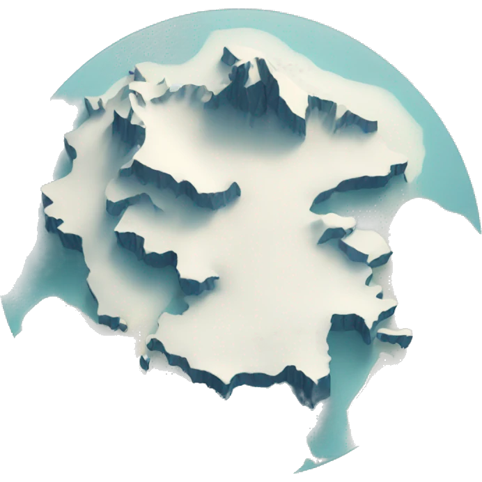 antarctica map emoji
