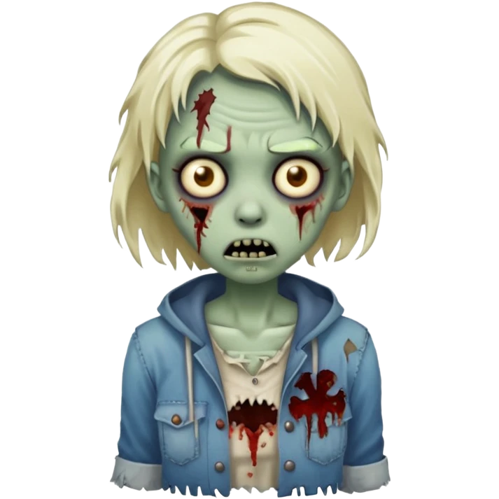 zombie girl emoji