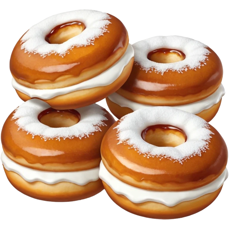 Filled Jam Donut Bombs emoji