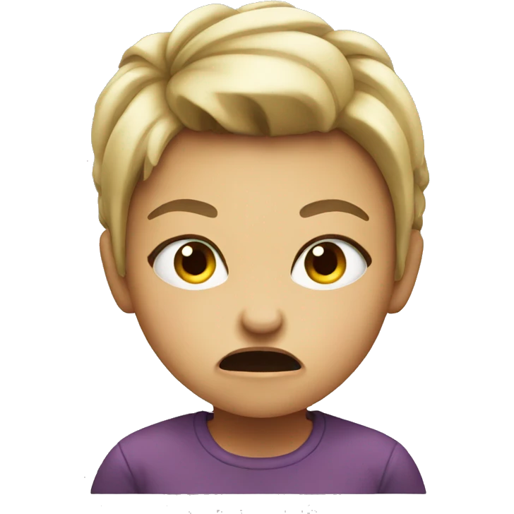 Angry girl emoji