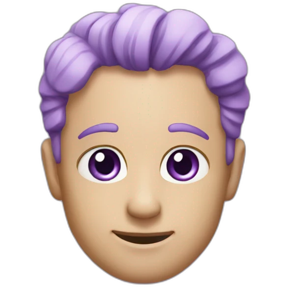 purple mark emoji