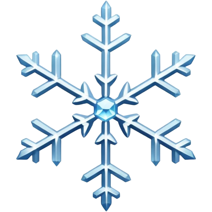 give me a aesthetic snow flake emoji