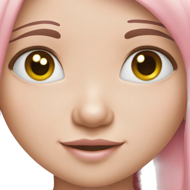 Little girl pink elf emoji