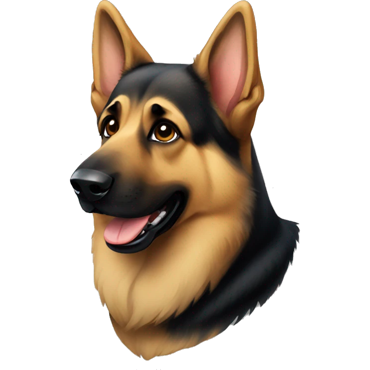 german shepherd  emoji