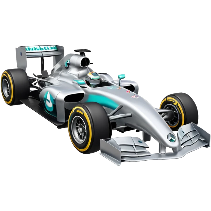 Formula 1 Mercedes  emoji