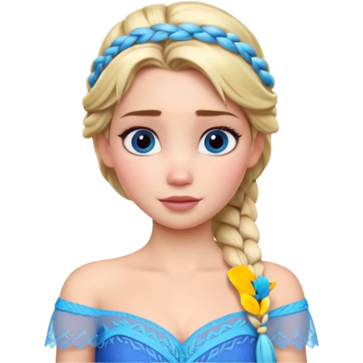 elsa frozen disney emoji
