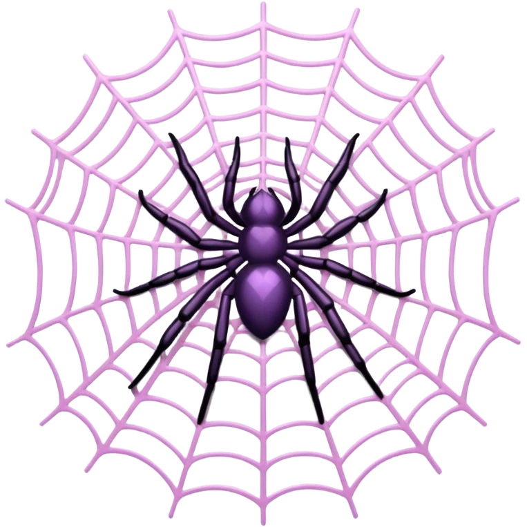 pastel goth spiderweb emoji