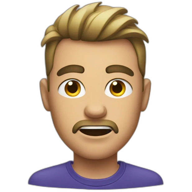 Gay guy who is angry emoji