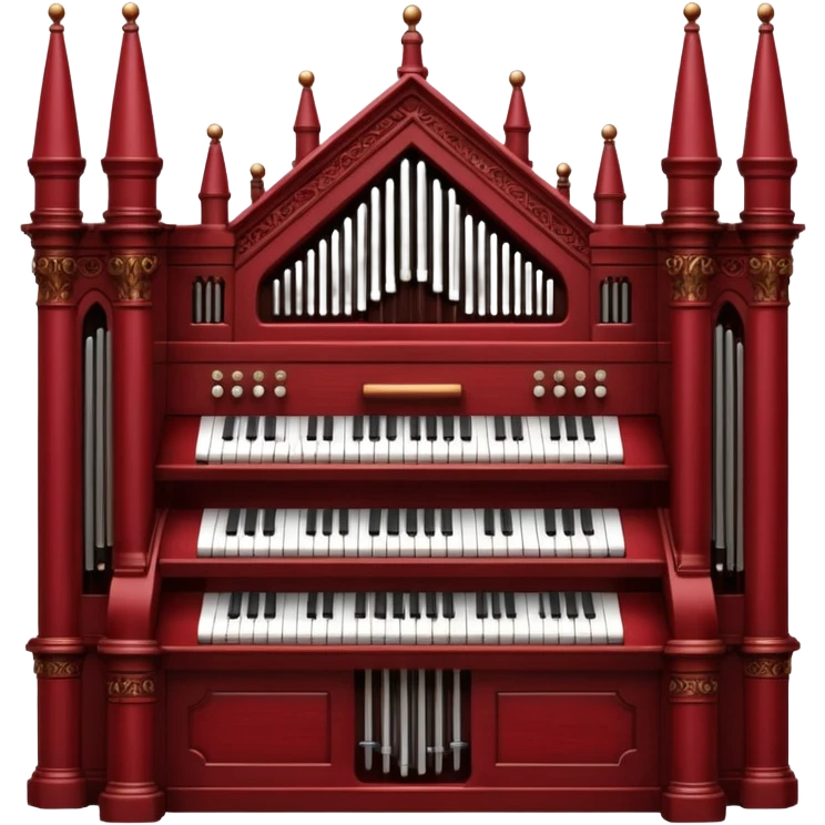 dark red pipe organ emoji