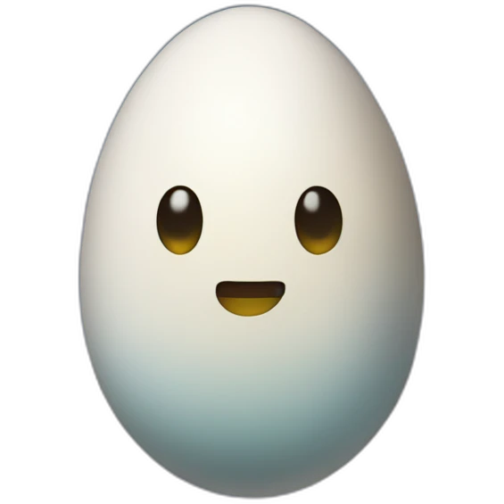 Egg space man emoji
