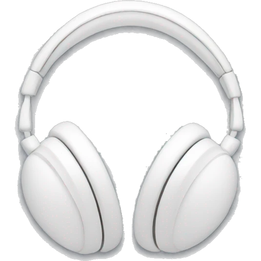 White headphones asthetic  emoji