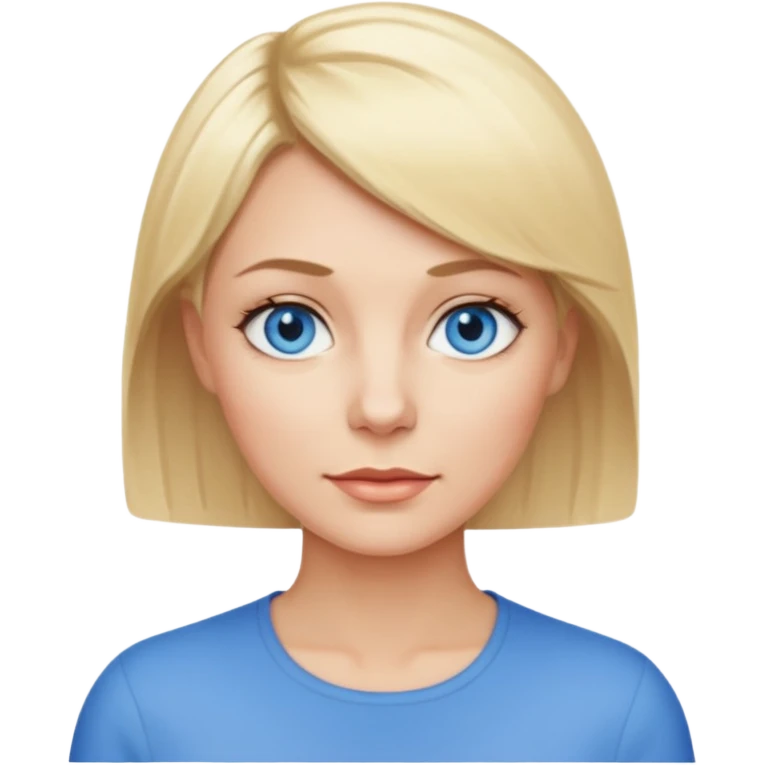 femme cheveux courts blonde 40 ans emoji