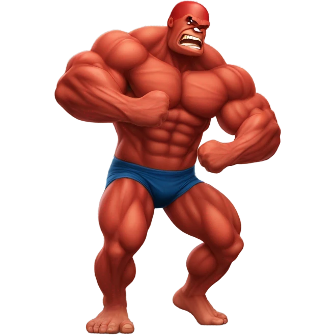 Red hulk twerking emoji