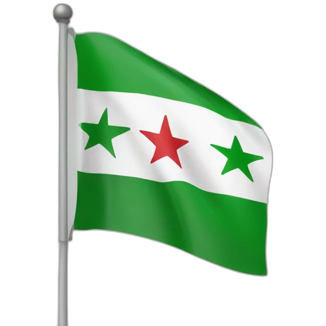Free Syrian Flag emoji