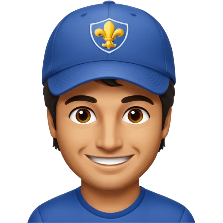 Carlos Sainz, red bull  F1 driver. not wear a hat. emoji