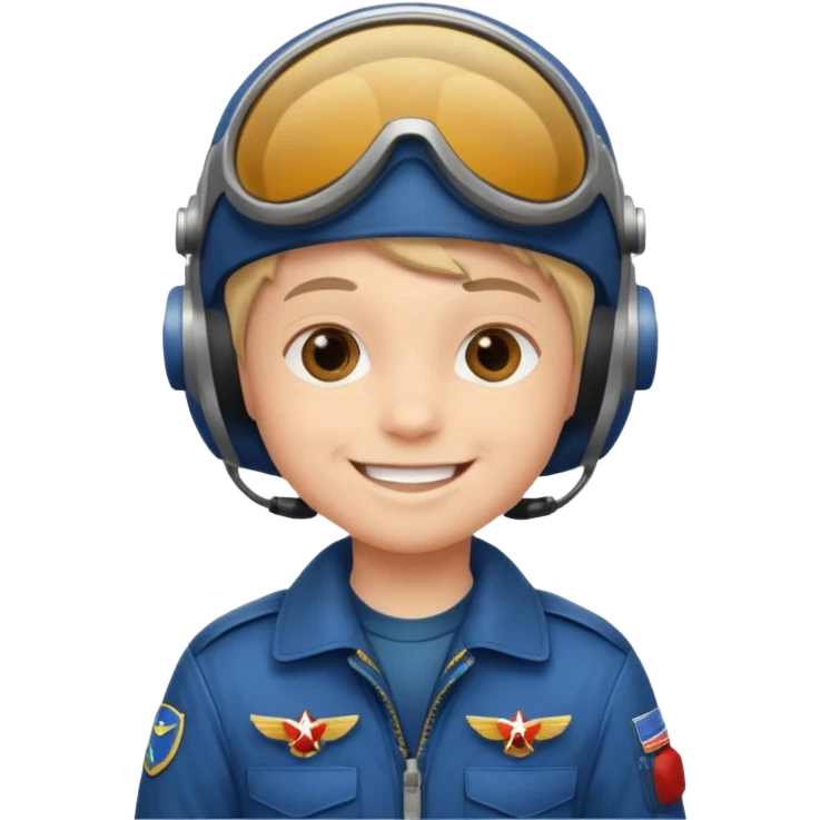 kid pilots emoji
