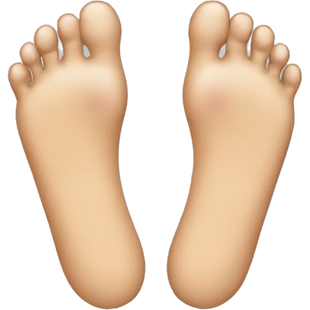 Ugly feet emoji