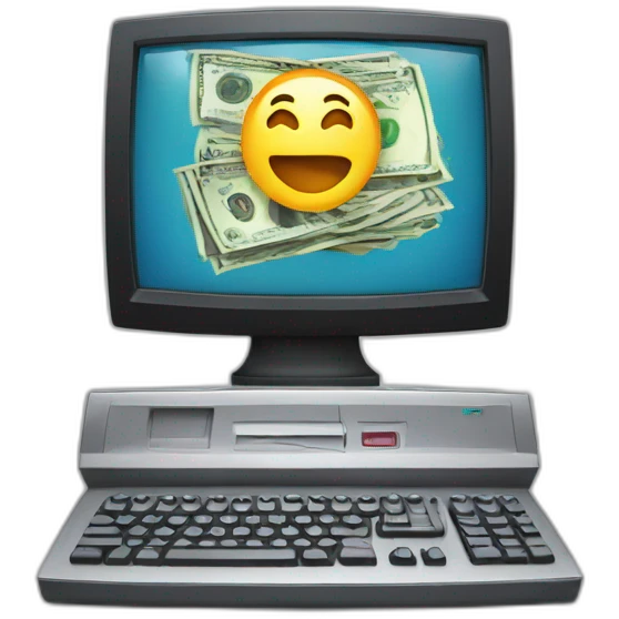 computer money emoji