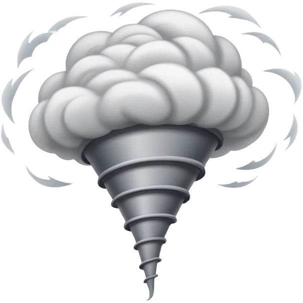 tornado swirling wind funnel emoji