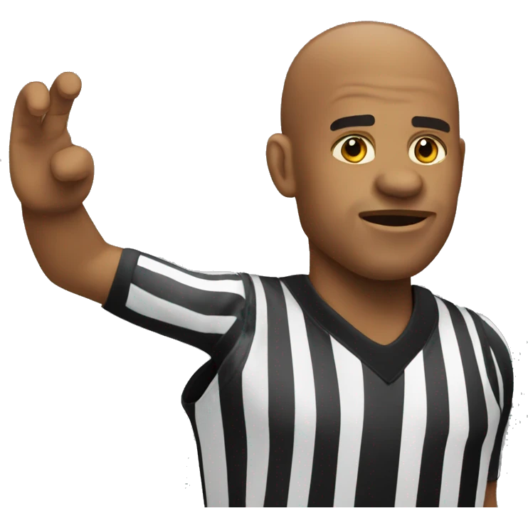 Referee in basketball emoji