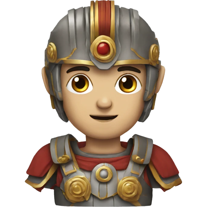 Roman man robot emoji