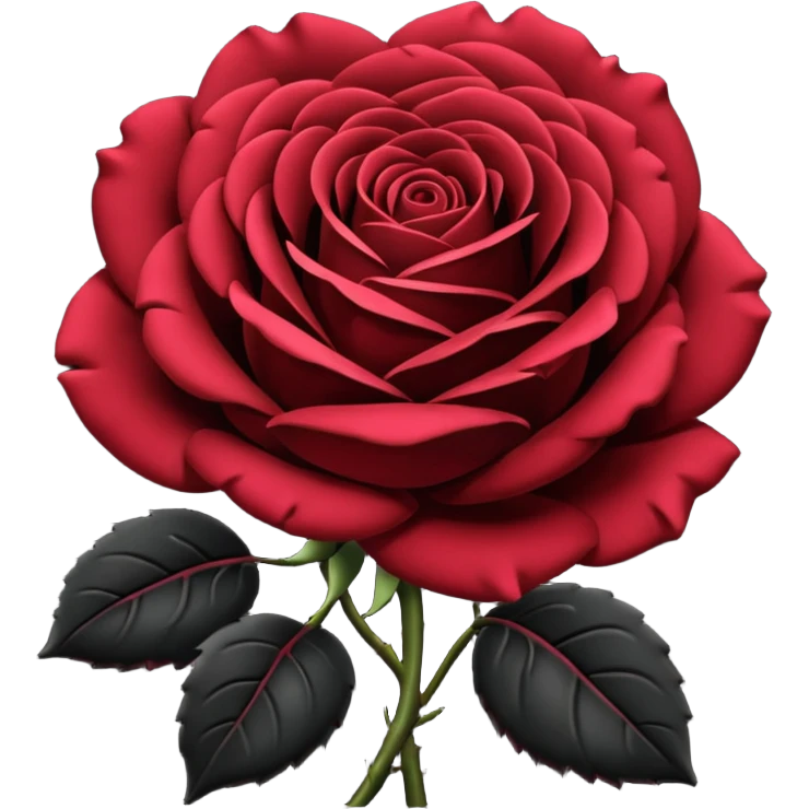 black rose emoji