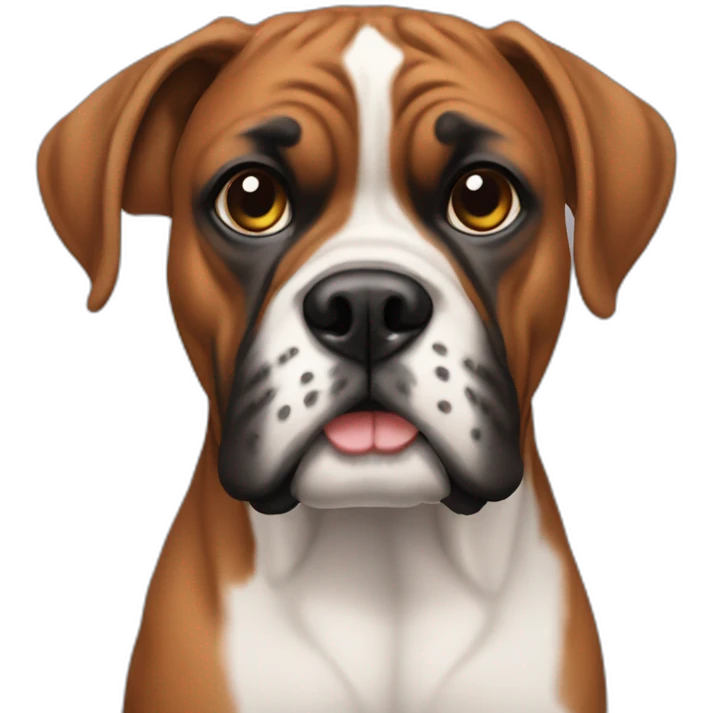 Boxer dog emoji
