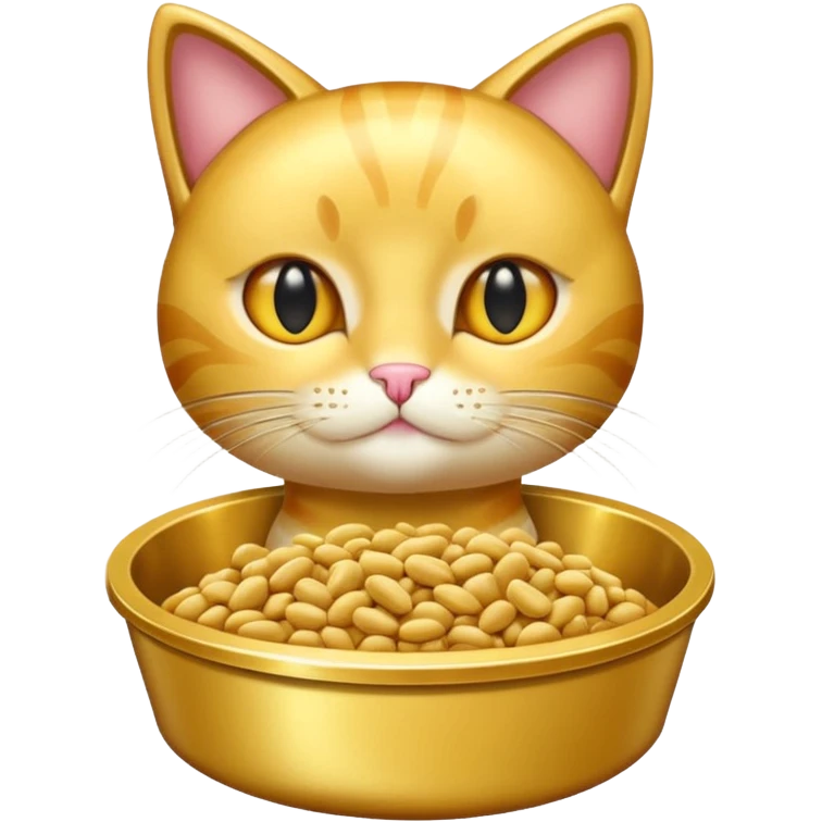 gold cat food package emoji
