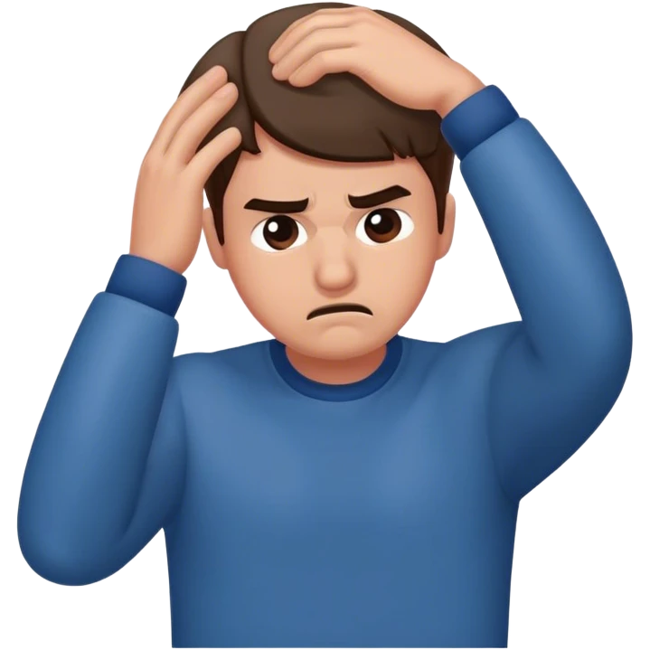 guy smacking his head annoyed emoji