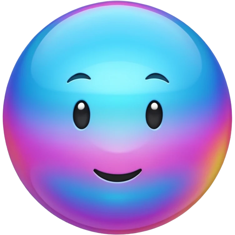 glossy plastic emoji