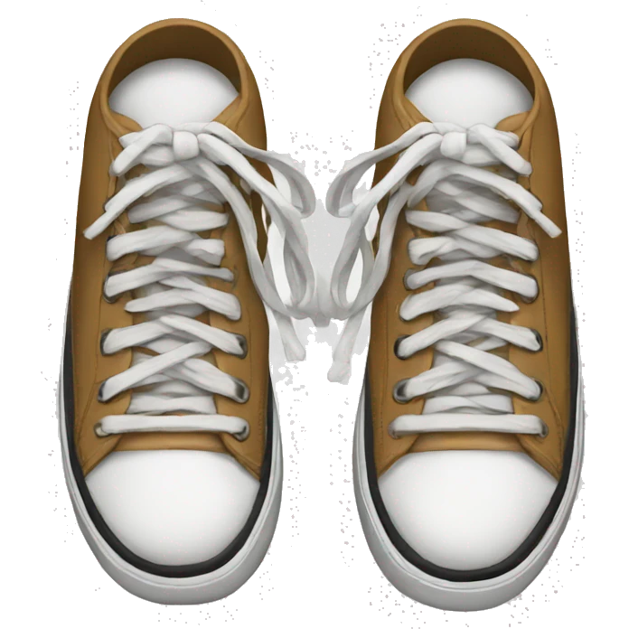 shoelaces emoji