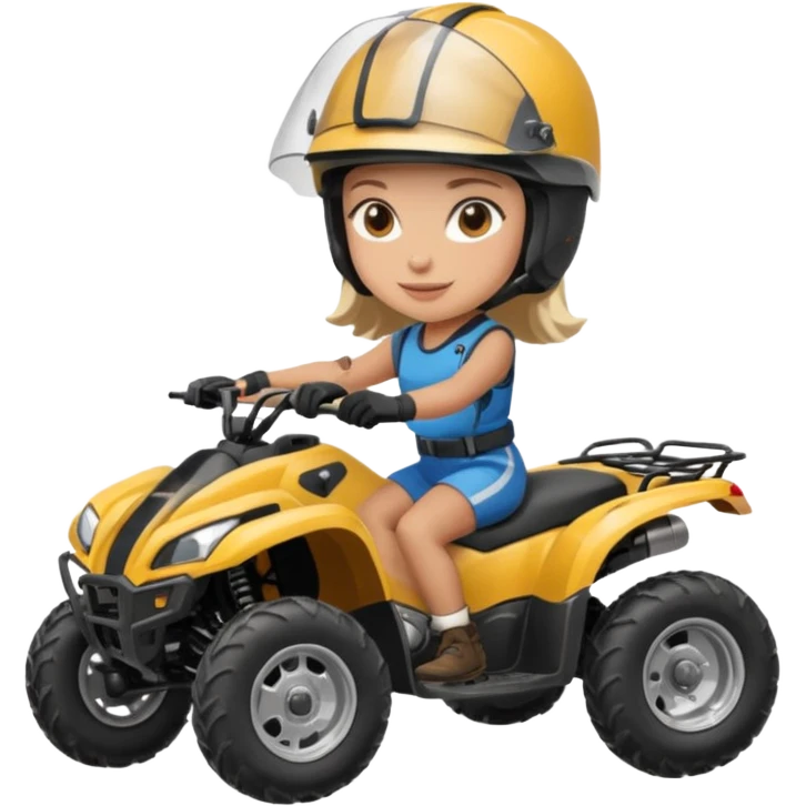 Atv ride girl emoji