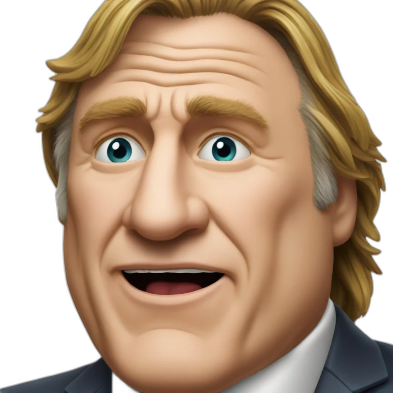 Depardieu qui rigole emoji
