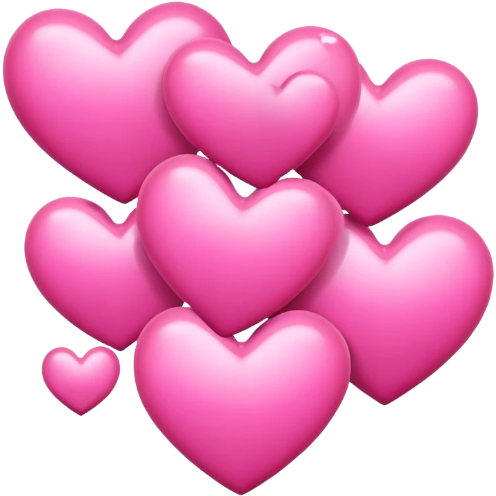 Corazones rosas emoji