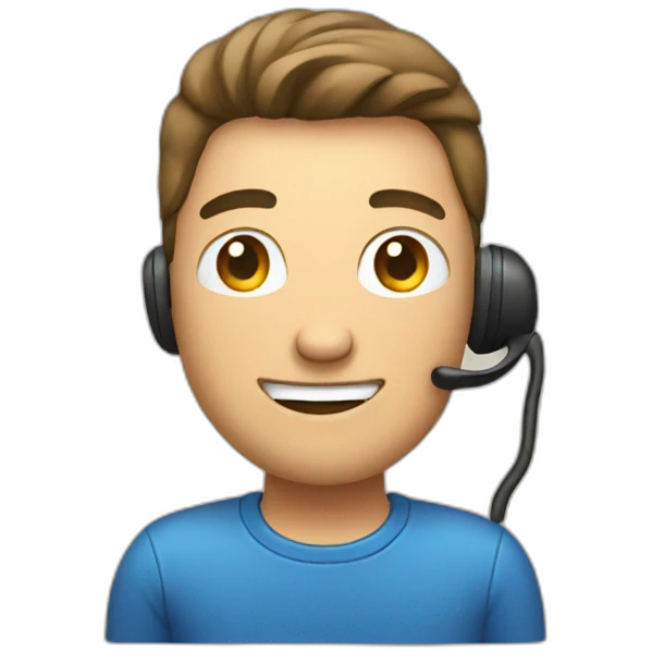 Guy on phone emoji