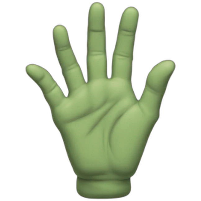 yodas hand emoji
