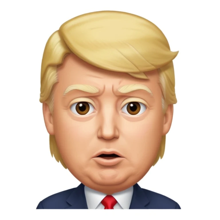 Donald Trump speaking at a rally emoji