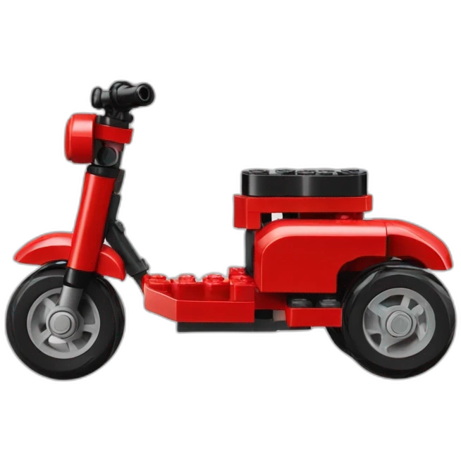 lego-red-scooter-with-3-wheels emoji