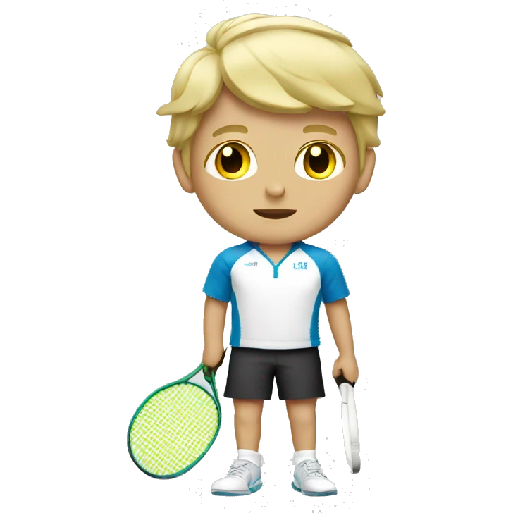 summer olympics blonde large boy tennis emoji