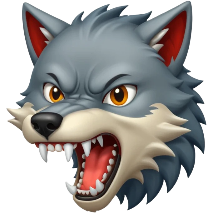 Wolf attack emoji