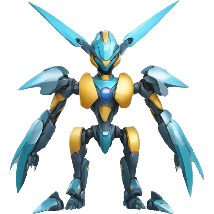 Futuristic Mechanical Pokémon-Medabot-Dragon full body emoji