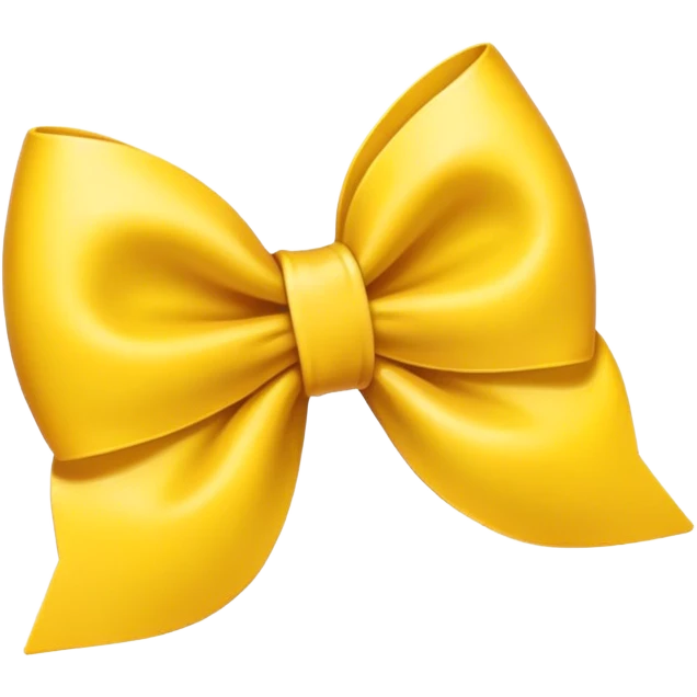 Yellow bow  emoji