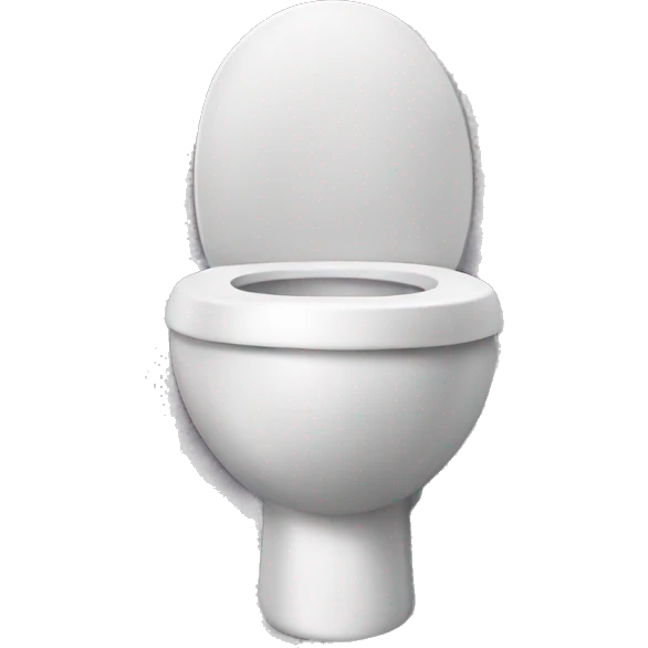 A man in a toilet emoji