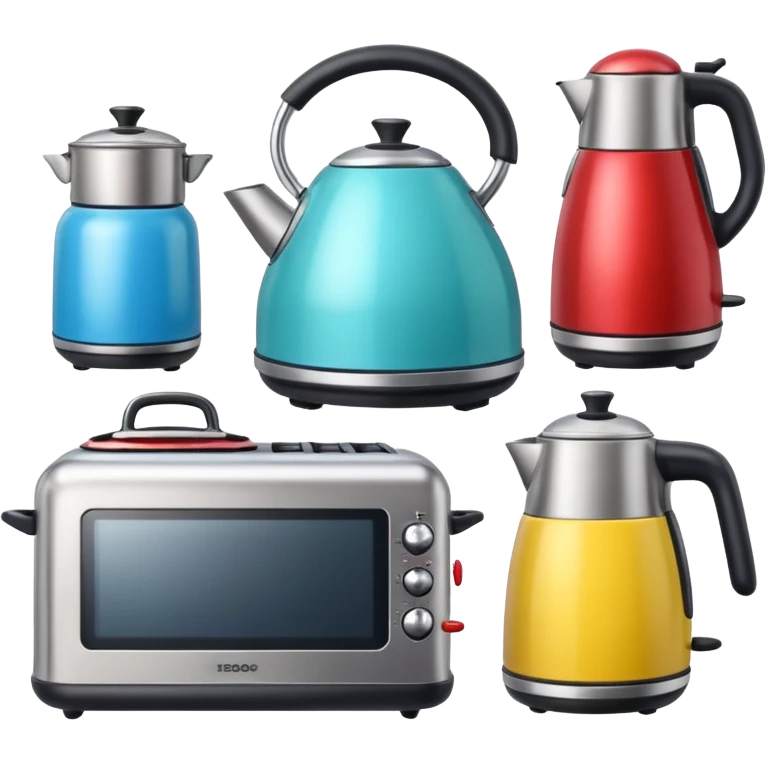 Electrodomésticos de cocina graciosos  emoji