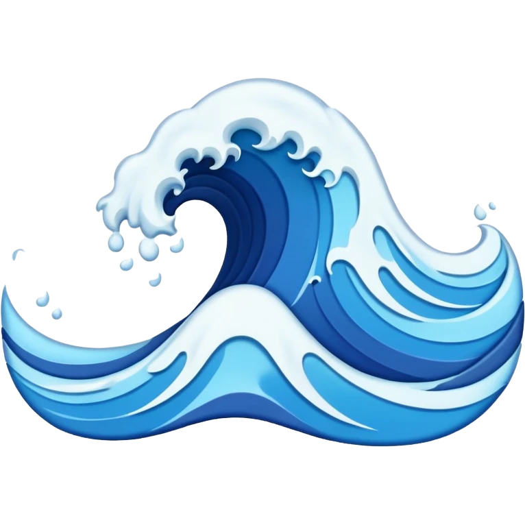 wavy waves emoji