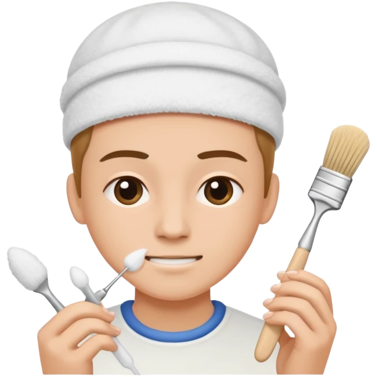 cleaning nail brush emoji emoji