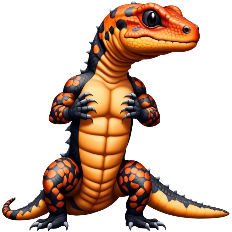 Gila monster muscle chest  emoji