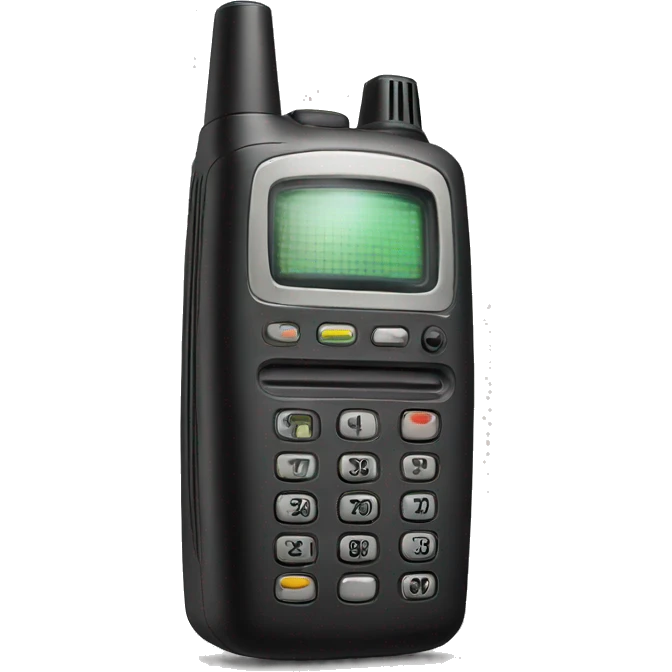 old school walkie talkie emoji