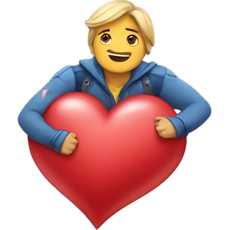 Corazón enamorado emoji
