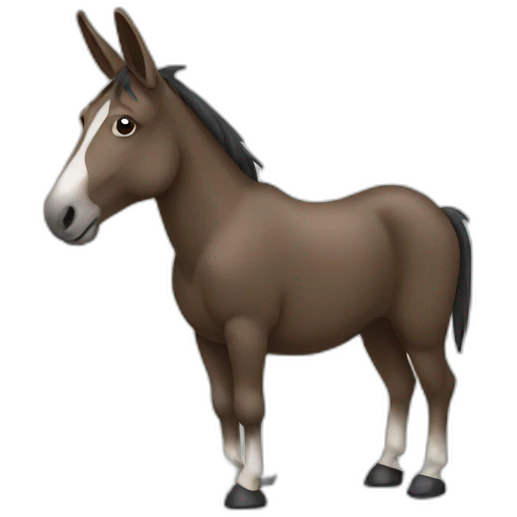 mule using a laptop emoji